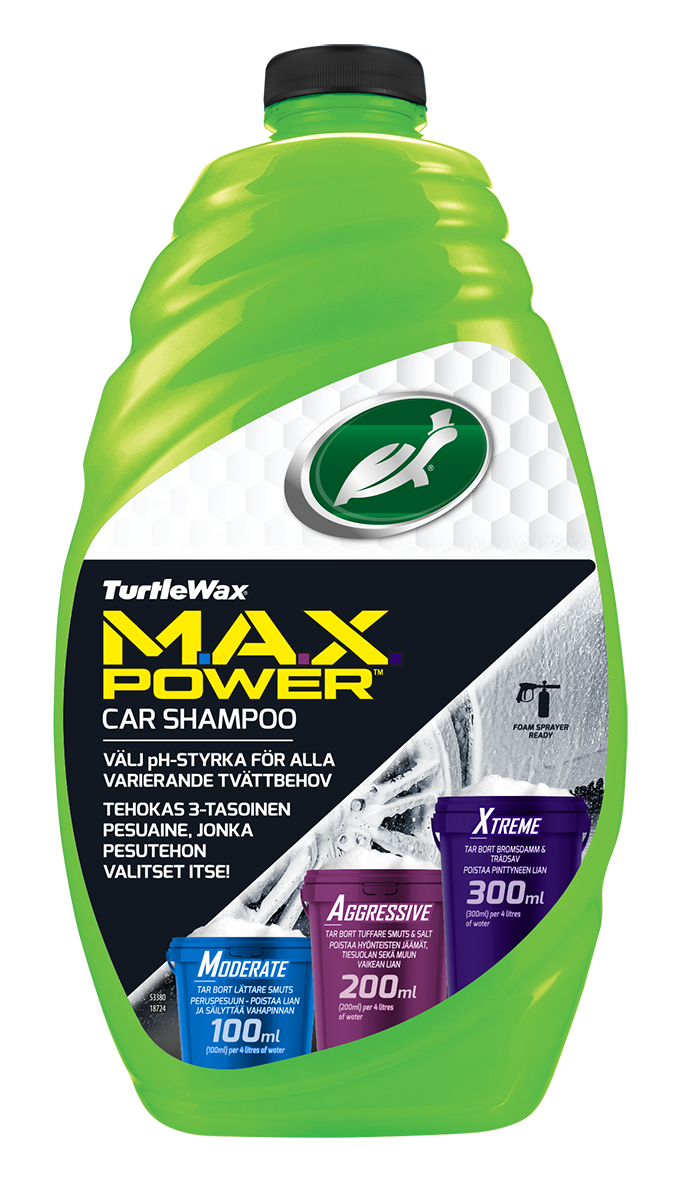Turtle Wax MAX-POWER Car Wash Shampoo 1,42 L NYHED
