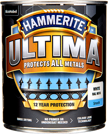 Hammerite Ultima Glat lak Hvid 750ml