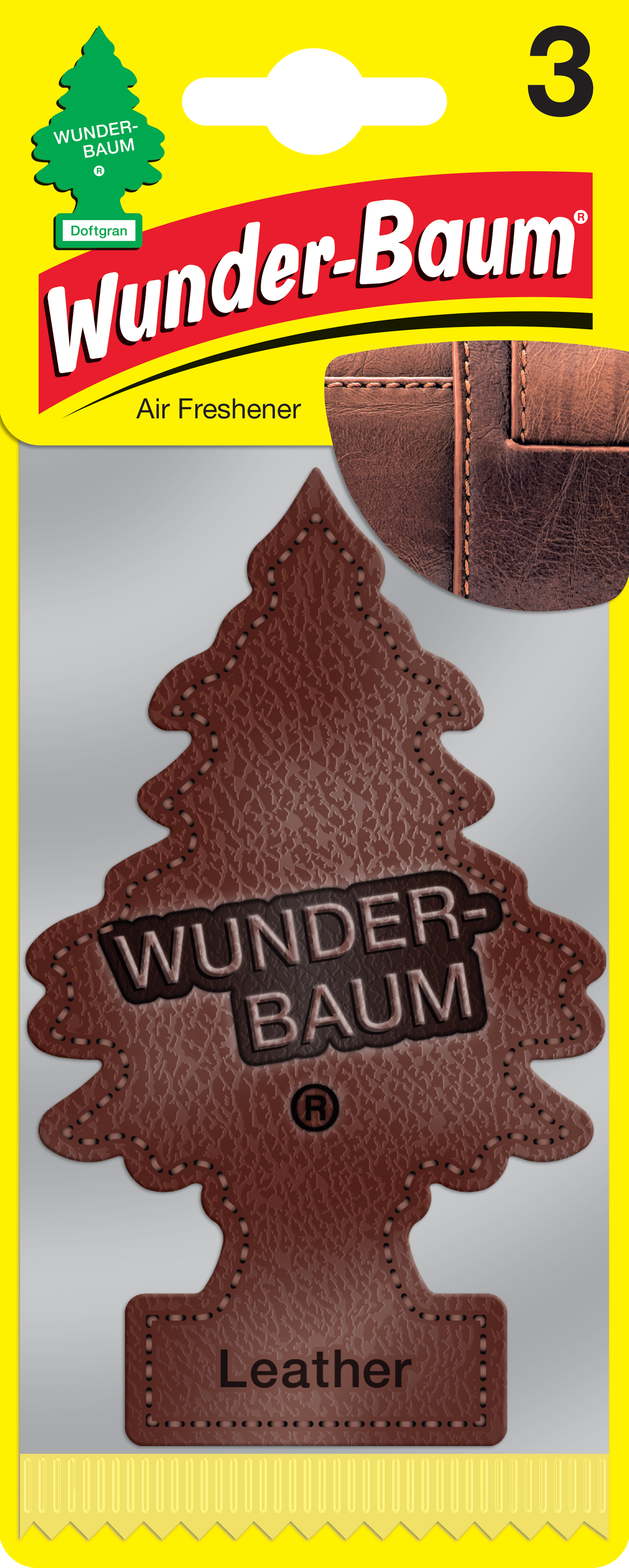 WUNDER-BAUM Leather 3-pack