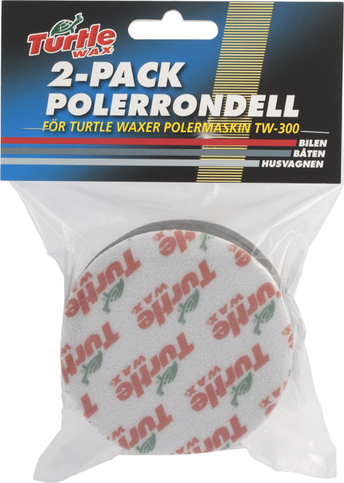 Turtle Wax Polérrondell Svart 25x100mm 2-pack