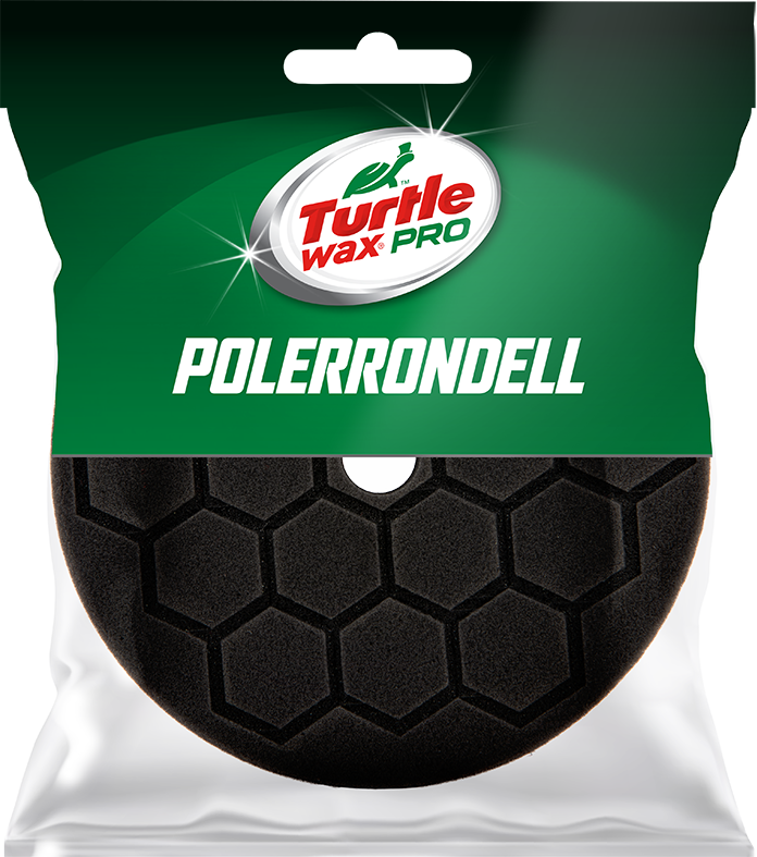 Turtle Wax Polerrondel sort 170/150x25 HEX/CONE