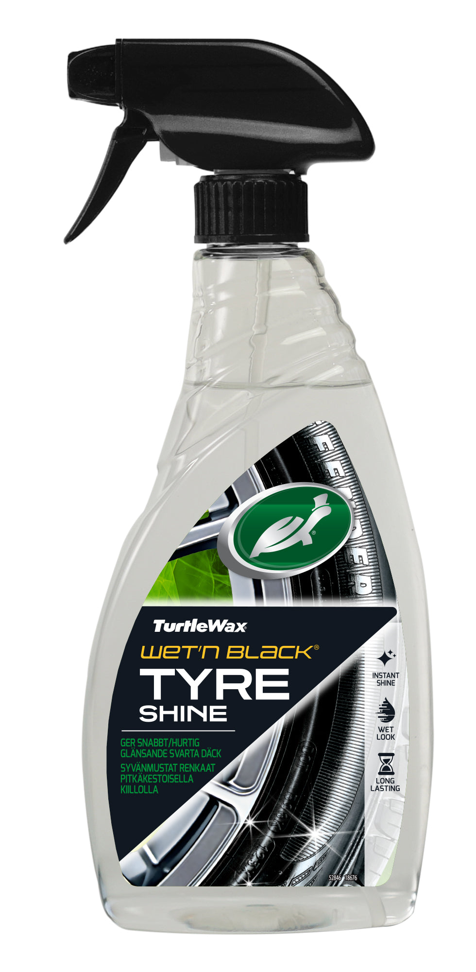 Turtle Wax Wet 'N Black Tyre Shine 500ml