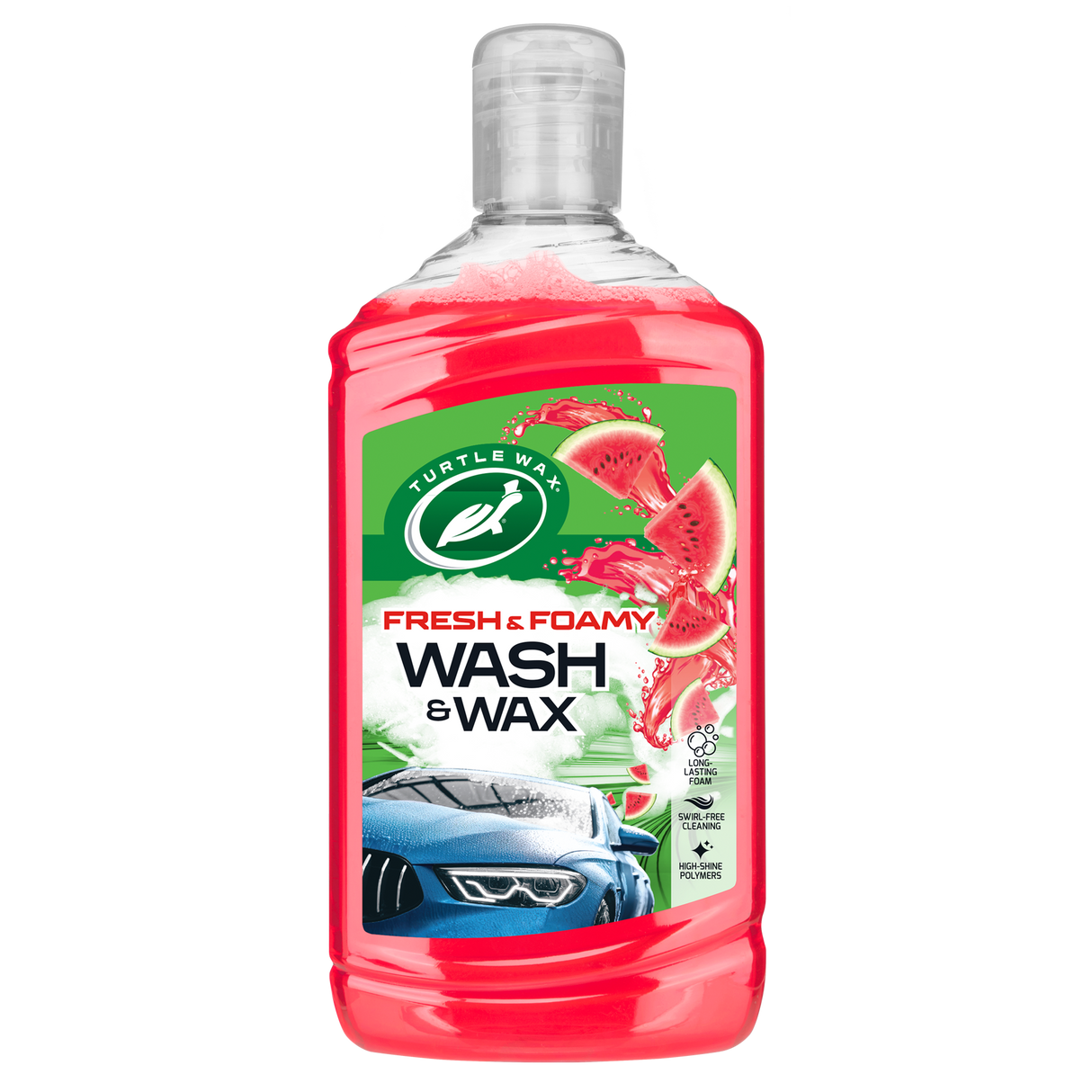 Turtle Wax Frisk &amp; Skummende Shampoo Vandmelon 500 ml