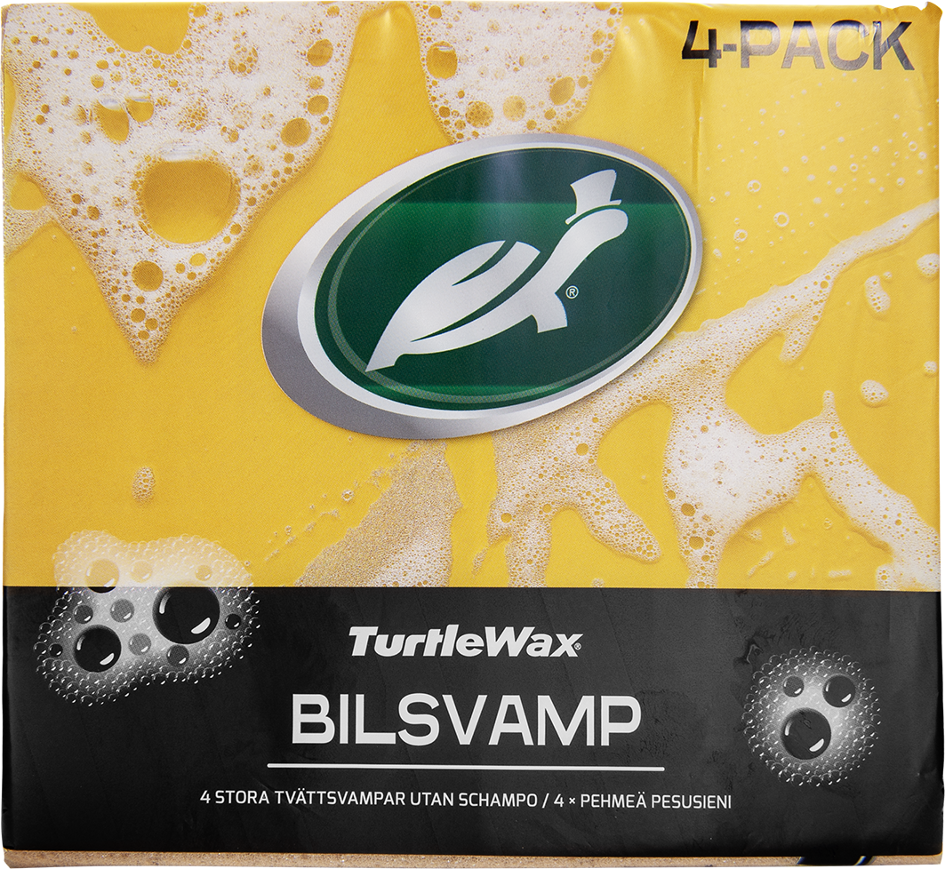 Turtle Wax Bilsvamp 4-pack