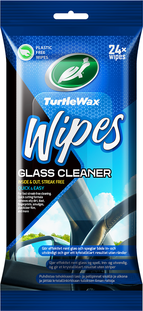 Turtle Wax Glass Wipes Flatpack