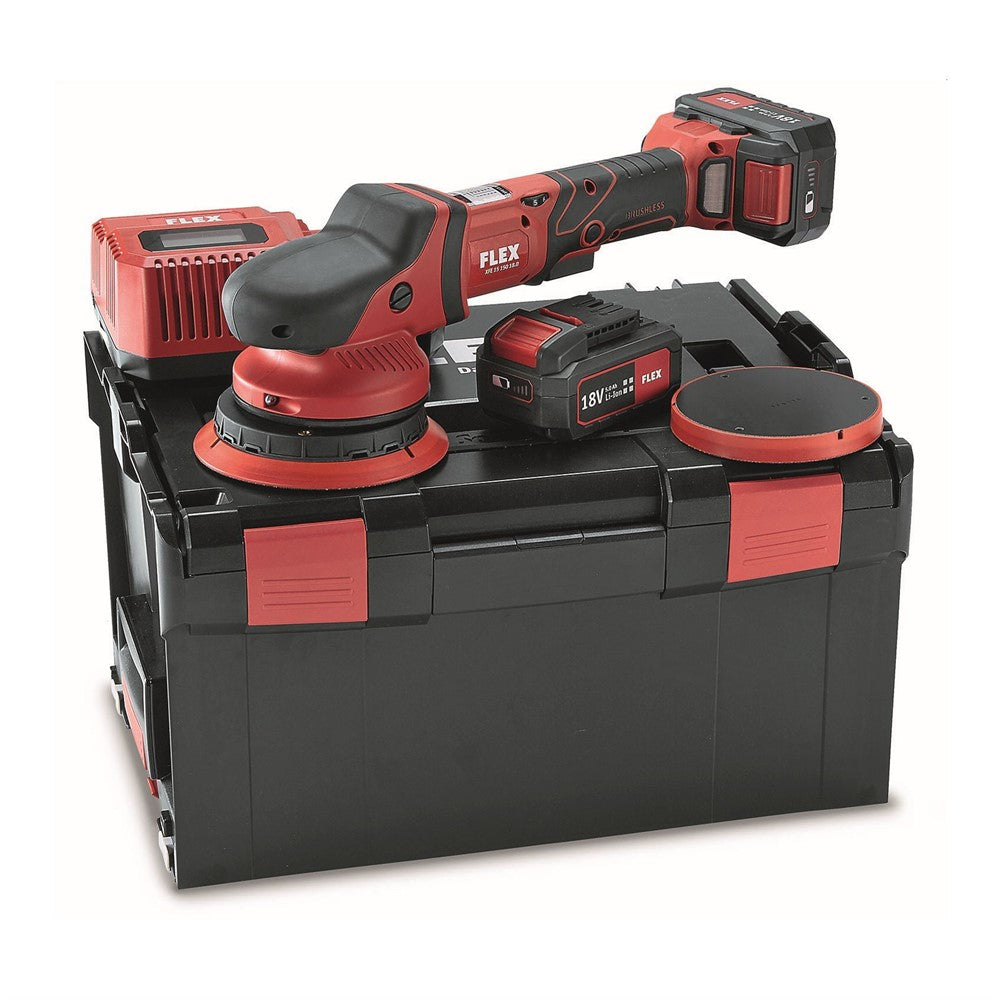 Flex Batteri polermaskine XFE15 150 18.0 V sæt