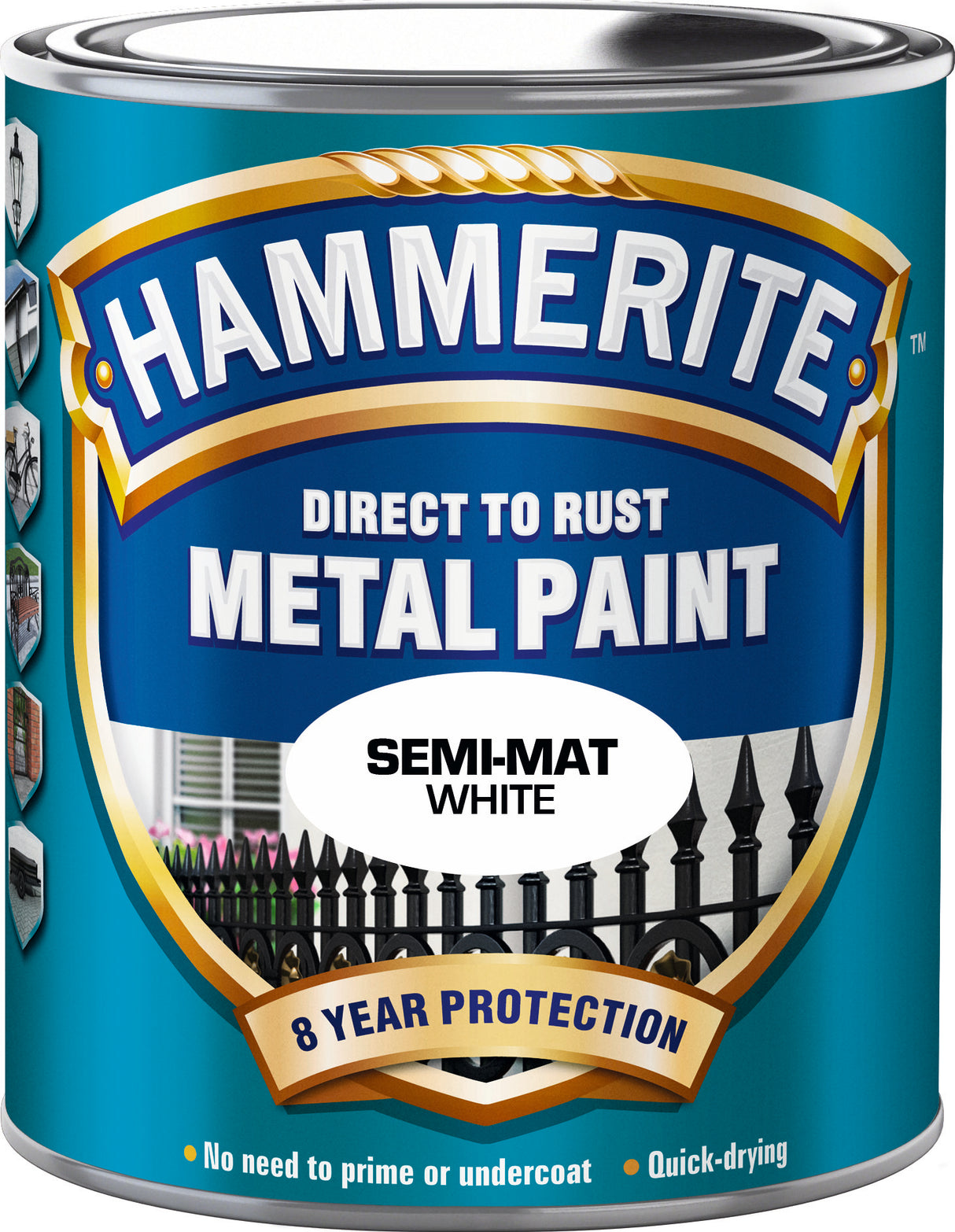 Hammerite Sidenmatt Vit 750ml