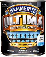 Hammerite Ultima Slätlack Vit 750ml