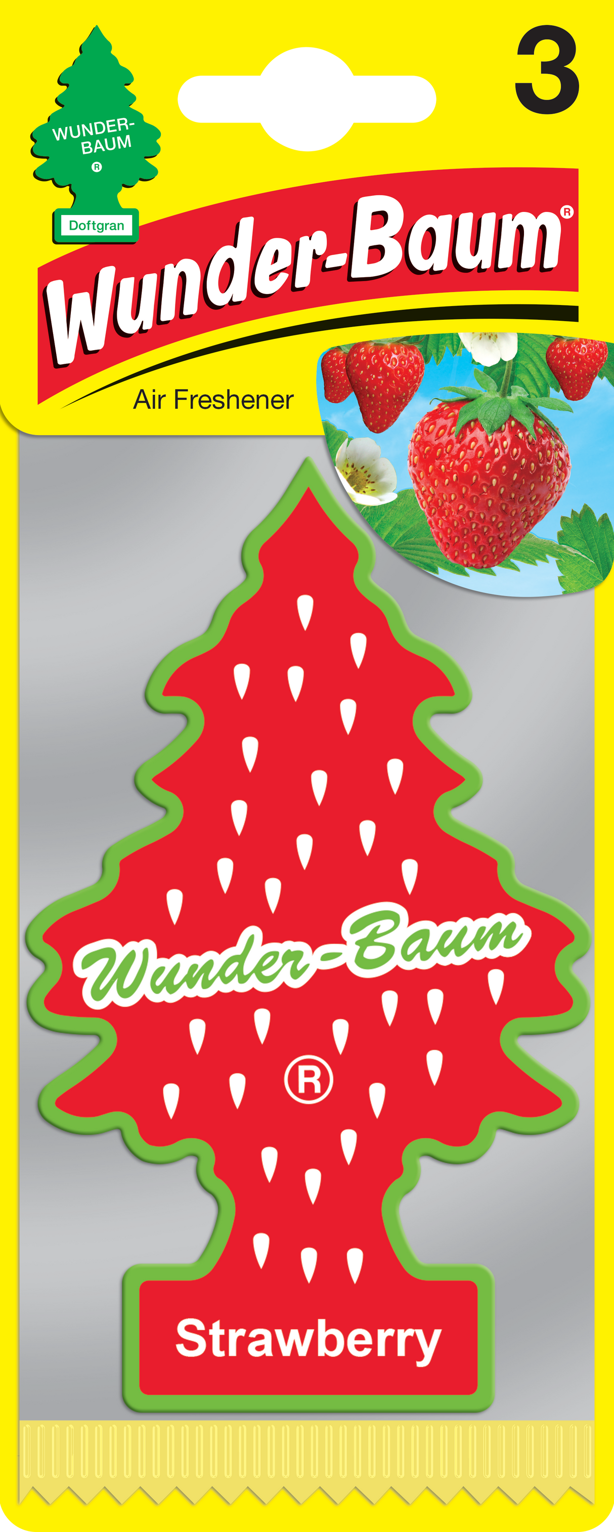 WUNDER-BAUM Jordgubbe 3-pack