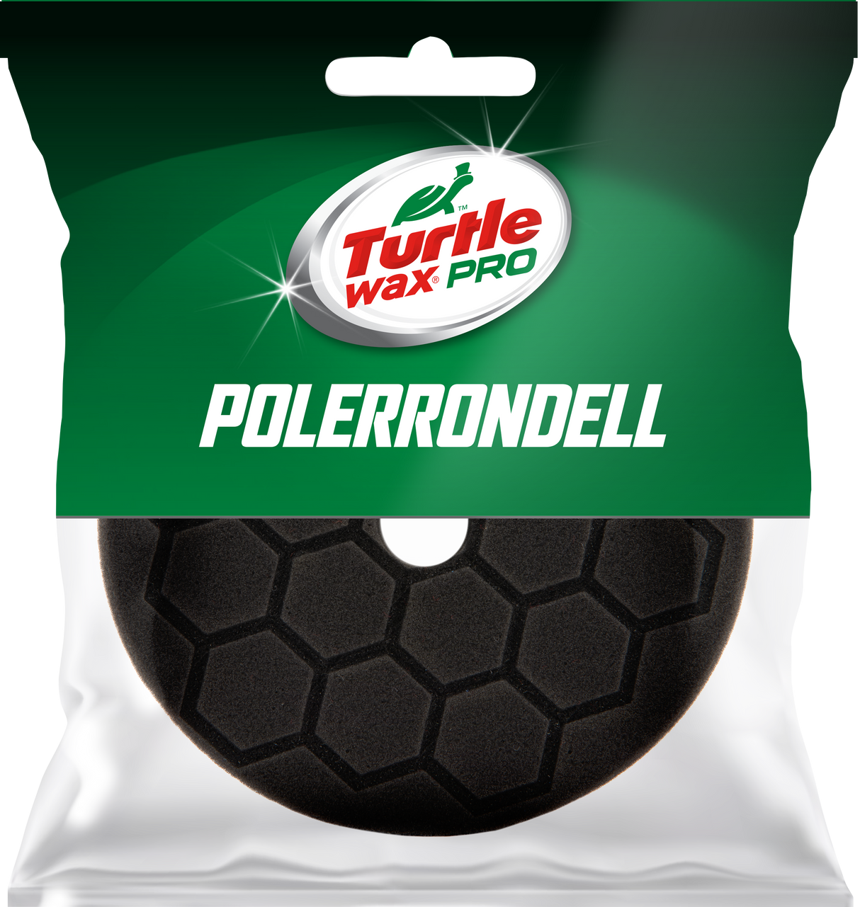 Turtle Wax Polerrondel sort 150/130x25 HEX/CONE